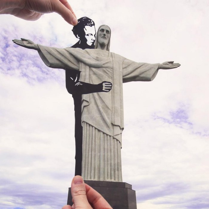Статуя Христа-Искупителя в Бразилии дополнилась фигурой Леонардо Ди Каприо
