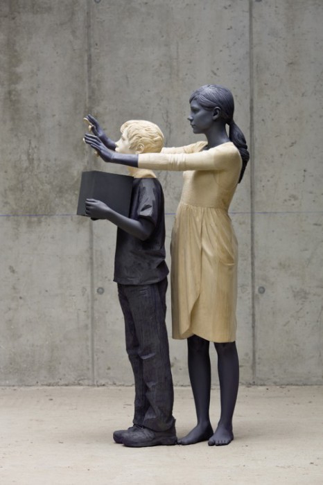 Деревянная скульптура Вилли Вергинера.