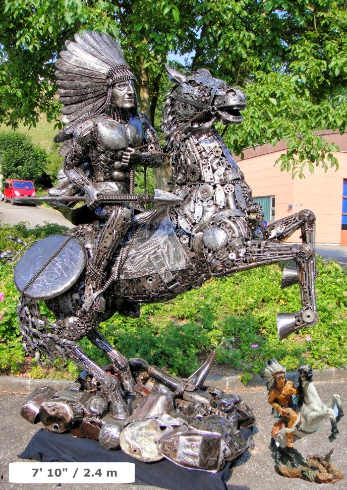 Скульптуры из автомобильного хлама. Tom Samui
