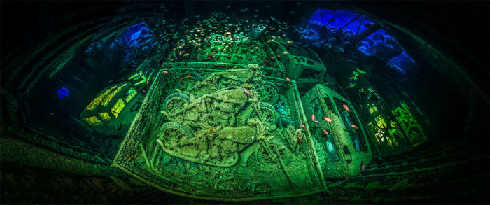 Затонувший британский вооружённый сухогруз «Тистлегорм», Шарм-эш-Шейх, Египет. Автор: Тобиас Фридрих ( Германия).