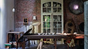 Сказочный дом художницы в провинции Фландрия, Бельгия. Фото